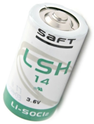 SAFT LSH 14 ER-C lithium 3,6V  (C), vysoké proudy
