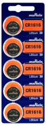 CR1616  MURATA/SONY lithium, 3V blistr 5ks