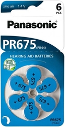 PANASONIC PR675 / PR44 baterie do naslouchadel. BL6, balení 5 BL