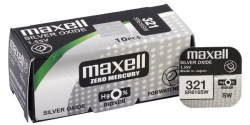 321  MAXELL silver-oxid, SR65, SR616SW (6,8x1,6mm) 1,55V