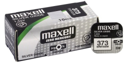 373  MAXELL silver-oxid, 372/SR68/SR916 (9,5x1,6mm) 1,55V