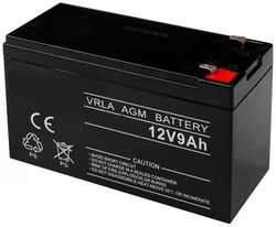 Baterie 12V / 9Ah AGM, VPro 9-12. Výkonný a záložní akumulátor pro EZS, EPS a UPS