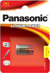 CR2  PANASONIC lithium, 3V. Také 5046LC, pro svítilny, 
