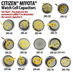 CTL920 Capacitor, watch Citizen s vývody 295-758, lze použít i 295-69