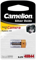 28PX  CAMELION silver-oxid 4SR44 / 476, 544, (4LR44)  6,2V (25,2x13mm)