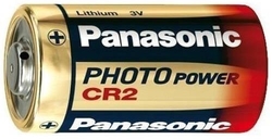 CR2  PANASONIC lithium, 3V. Také 5046LC, pro svítilny, 