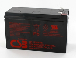 Náhradní baterie CSB pro záložní zdroje M636. 12V 9Ah, dlouhoživotnostní