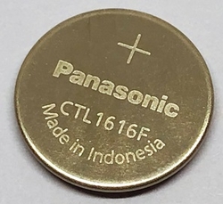 CTL1616F Capacitor, watch Casio  2,3V  18mAh  16x1,6mm Panasonic-holý článek