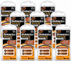DURACELL 312 / PR41 značkové baterie do naslouchadel. Balení 10xBL6