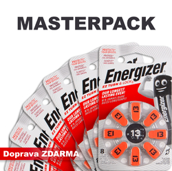 Baterie do naslouchadel ENERGIZER 13 / PR48 / DP8, MASTERPACK 24 (192ks)