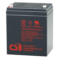 Baterie 12V  5,1Ah, AGM vysokovýkonný záložní olověný akumulátor pro extrémní zátěže v UPS