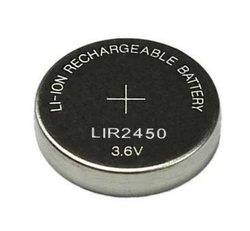 LIR2450 Panasonic, akumulátor lithium 3,6V  120mAh - holý článek