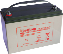 Baterie LTL 12V  100Ah, AGM záložní olověný akumulátor s životnostní 7-10 let