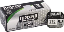 315  MAXELL Japan, silver-oxid 1,55V, 314, SR67, SR716