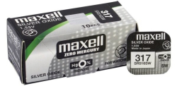 317  MAXELL Japan, silver-oxid 1,55V, SR62, SR516