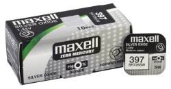 397  MAXELL Japan, silver-oxid 1,55V, 396, SR59, SR726