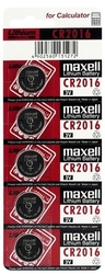 CR2016  MAXELL lithium, 3V blist 5ks