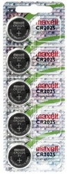 CR2025  MAXELL lithium, 3V blist 5ks