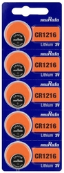 CR1216  MURATA/SONY lithium, 3V blistr 5ks