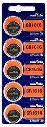 CR1616  MURATA/SONY lithium, 3V blistr 5ks