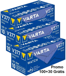 377 Varta PROMO / 30 zdarma ke 100 libovolných baterií Varta - určeno výhradně pro VO partnery