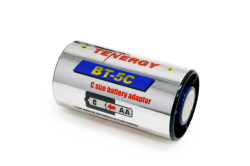 Redukce zvětšující baterii AA na velikost C