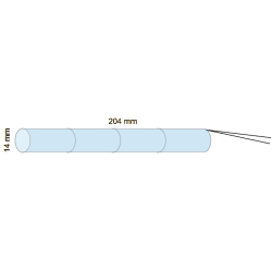 Akumulátor pro nouzové osvětlení  4,8V/800mAh AA Ni-Cd, kabel 30cm