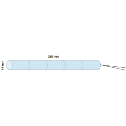 Akumulátor pro nouzové osvětlení  6V/2,1Ah AA Ni-MH, kabel 30cm