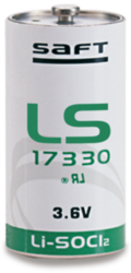 SAFT LS 17330 STD lithium 3,6V  (2/3A)