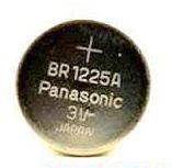 BR1225  PANASONIC lithium 3V. Pro teploty -30 až +80°C