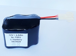 Baterie pro defibrilátor Life-POINT Pro AED 12V 4,8Ah Li-MnO2 (FDK CR17450E-R 4s2p)