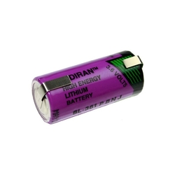 Baterie speciální TADIRAN SL-361/T 14335 3.6V/1,6Ah  (2/3AA) s pásk. vývody 1+1