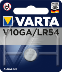 54A  VARTA alkaline 10GA/LR54/1130/389/189 (11,6 x 3,1mm) 1,5V