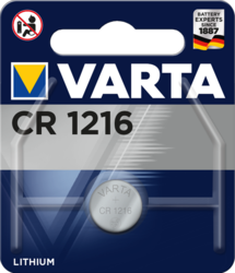 CR1216  VARTA lithium, 3V
