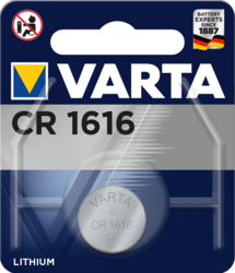 CR1616  VARTA lithium, 3V