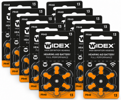 WIDEX 13 / PR48 značkové baterie do naslouchadel. Balení 10xBL6