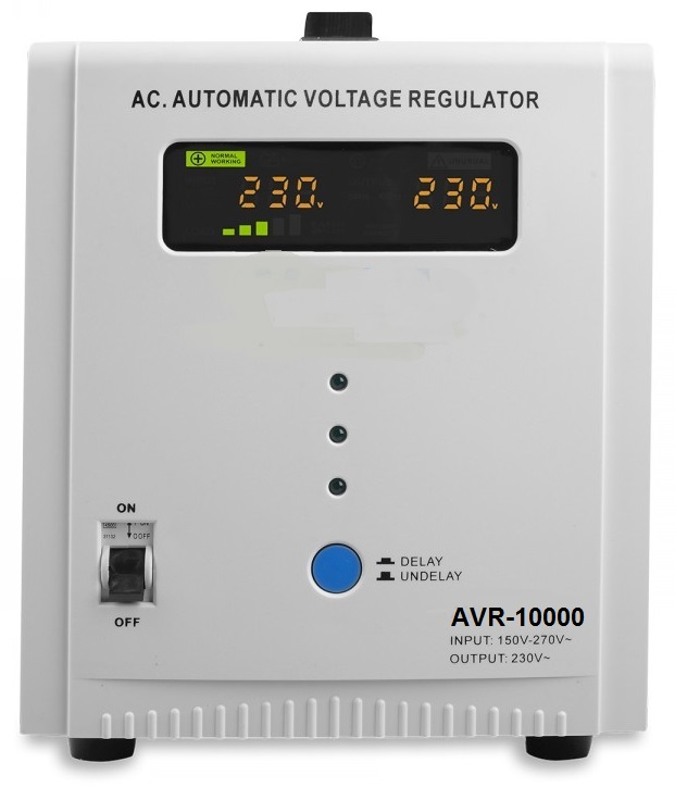 Stabilizátor síťového napětí AVR 10000, 230V 50Hz, 10kVA