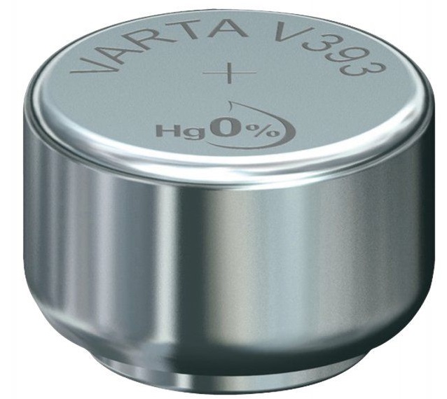 393 VARTA silver-oxid, 309/SR48/SR754/AG5 (7,9x5,4mm) 1,55V