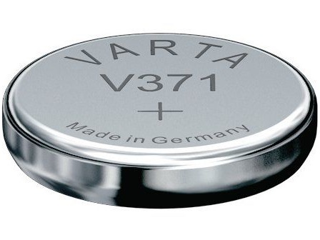 371  VARTA silver-oxid, 370/SR69/SR920/SR921/AG6 (9,5x2,1mm) 1,55V