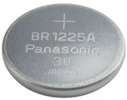 BR1225A  PANASONIC lithium, 3V (12,5x2,5) pro extrémní teploty -30 až +125°C, nebalené