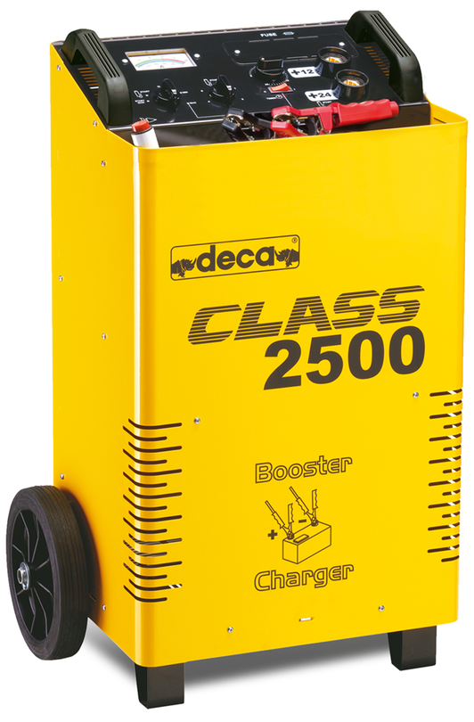 Startovací vozík s nabíječkou autobaterií DECA Booster 2500, 12-24V  35-2200Ah