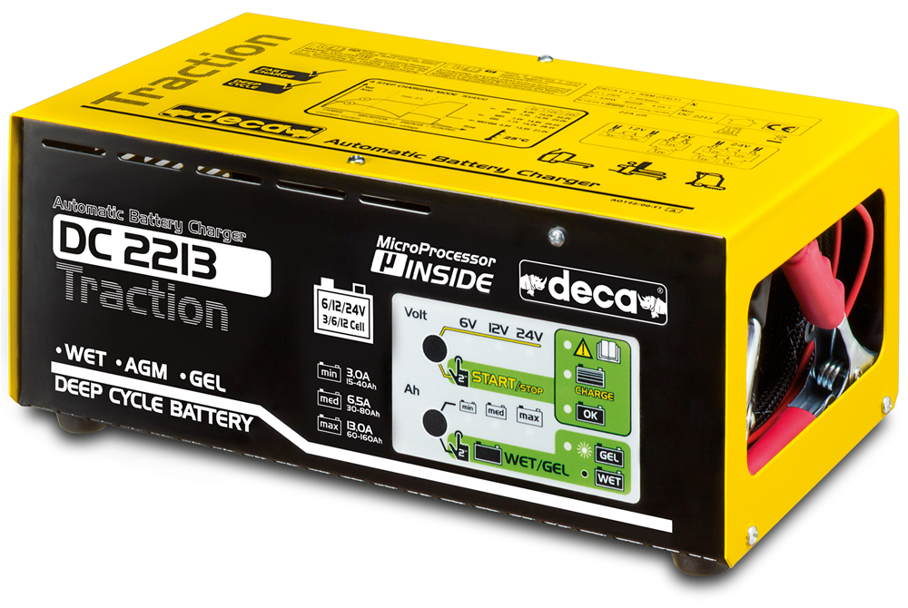 Profesionální nabíječka trakčních baterií DECA DC 2213, 6-24V  15-160Ah