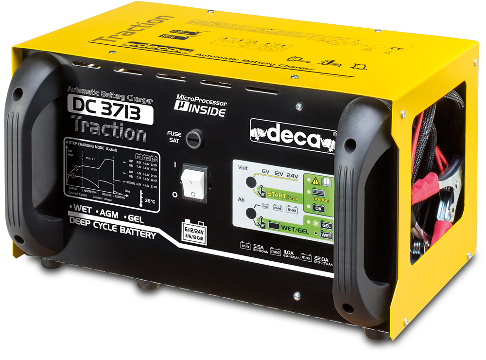 Profesionální nabíječka trakčních baterií DECA DC 3713, 6-24V  30-270Ah