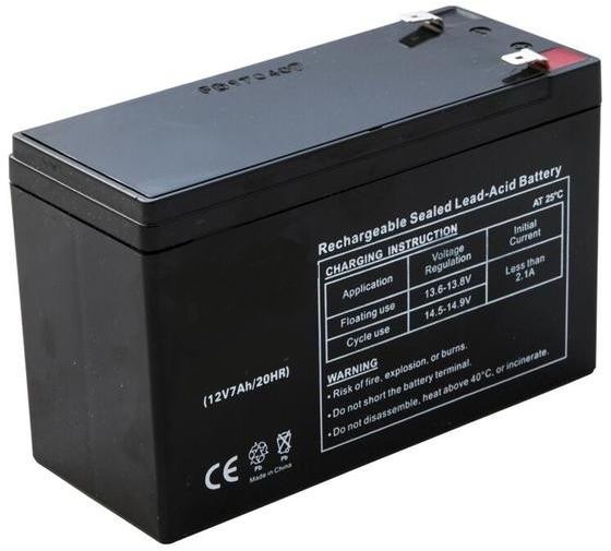 Baterie 12V / 7Ah, MASTERPACK 10ks. Záložní akumulátor pro UPS, EPS, alarm a nouzové osvětlení