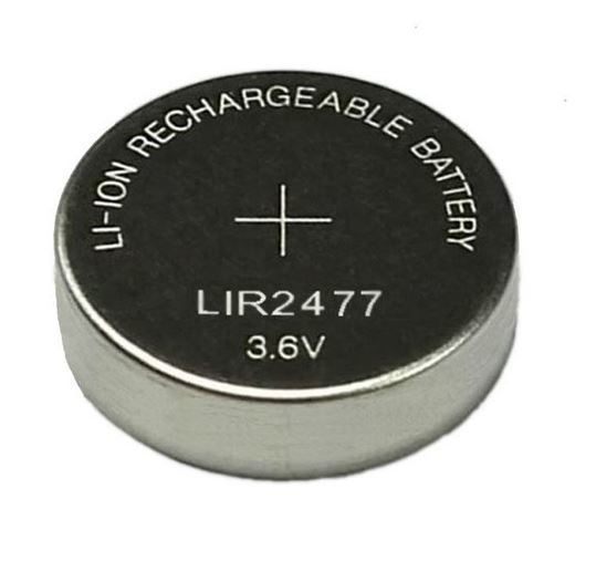 LIR2477 Panasonic, akumulátor lithium 3,6V 180mAh - holý článek