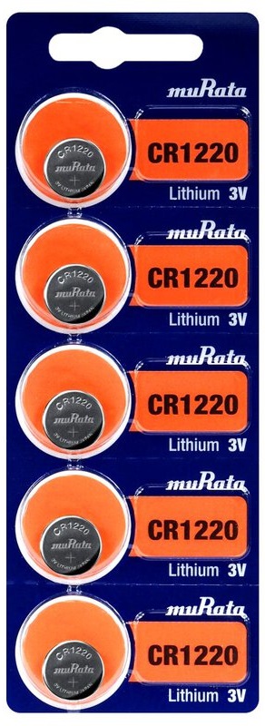 CR1220 MURATA/SONY lithium, 3V blistr 5ks