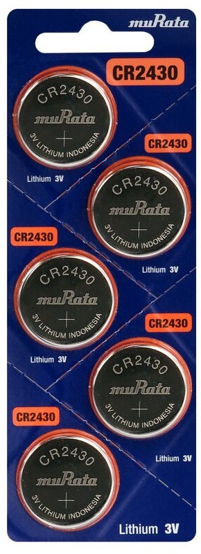 CR2430  MURATA/SONY lithium, 3V blistr 5ks
