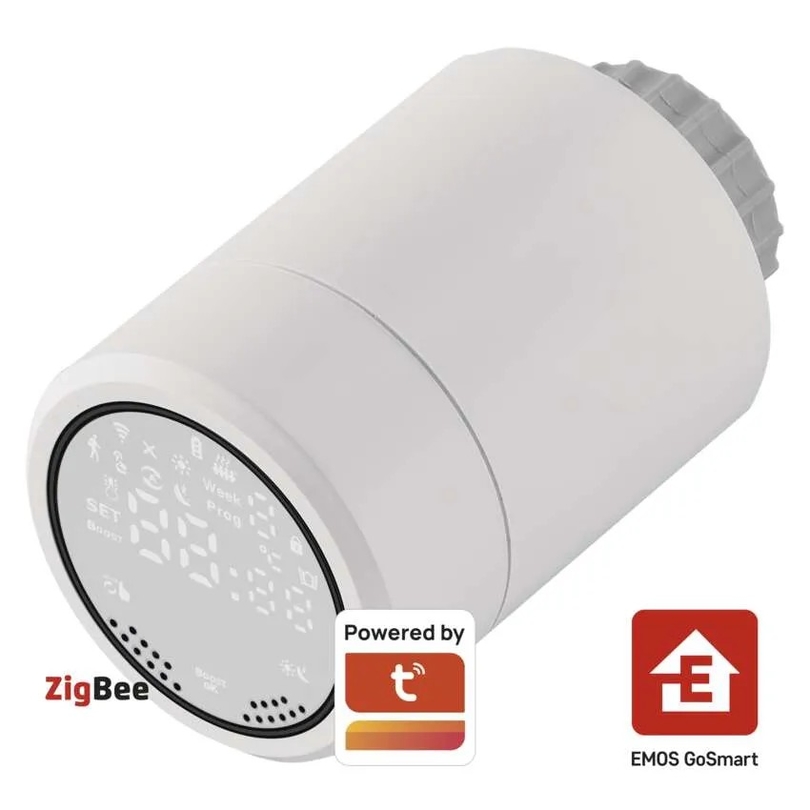 SMART ZigBee termostatická hlavice ústředního topení EMOS