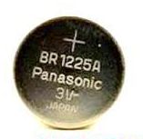 BR1225  PANASONIC lithium 3V (12,5x2,5) pro teploty -30 až +80°C