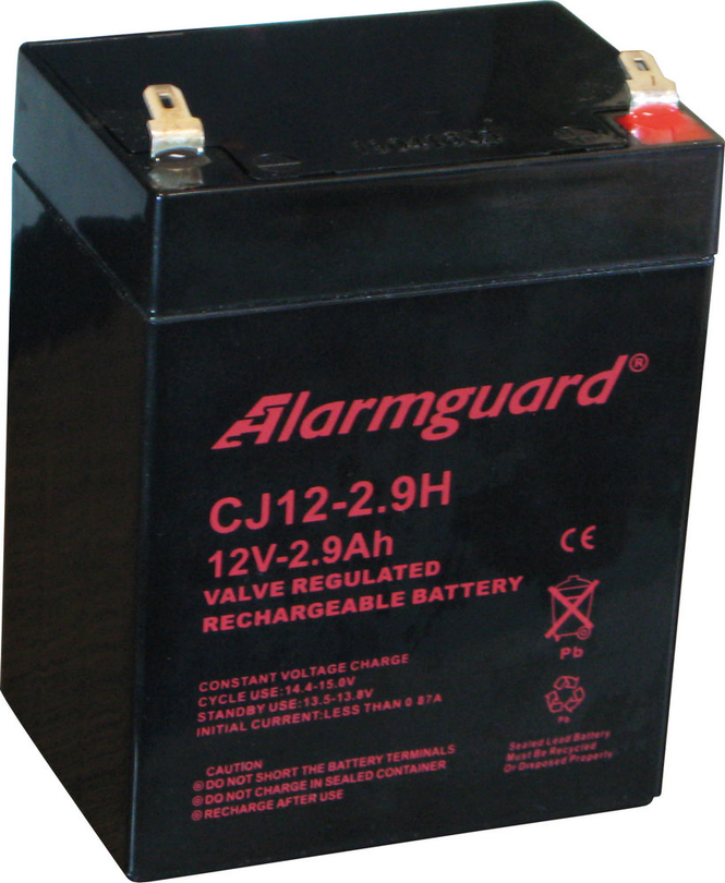 Pb 12V /   2,9Ah  (79x56x99) Alarmguard CJ12-2,9H na výšku, F1-4,7mm